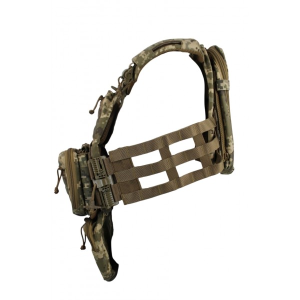 Комплект снаряжения Soldier Systeems Pro (plate carrier, assault panel, assault back) uaBronik ММ-14 4 класс защиты - 3586576