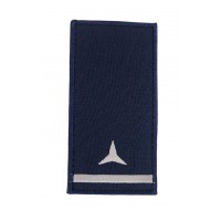 Погон на липучке ДСНС Мастер-сержант Темно-синий (размер 5х10 см)