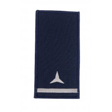 Погон на липучке ДСНС Мастер-сержант Темно-синий (размер 5х10 см)