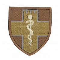 Шеврон Командование Медицинских сил Полевой (размер 7х8 см)
