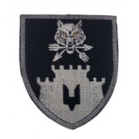 Шеврон Силы специальных операций ССО 3628 Черный (размер 7х8 см)