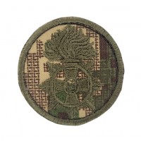 Кокарда круглая Национальная гвардия Украины НГУ Хищник (размер 5х5 см)