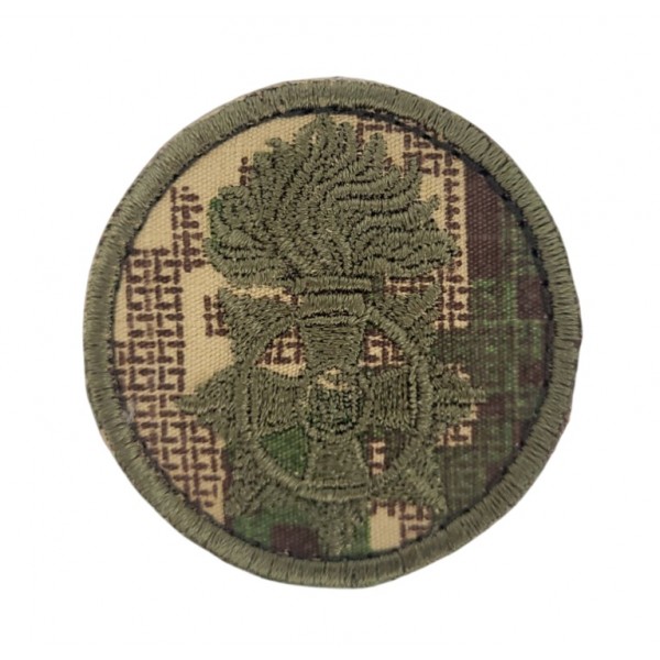 Кокарда круглая Национальная гвардия Украины НГУ Хищник (размер 5х5 см) - 3586688