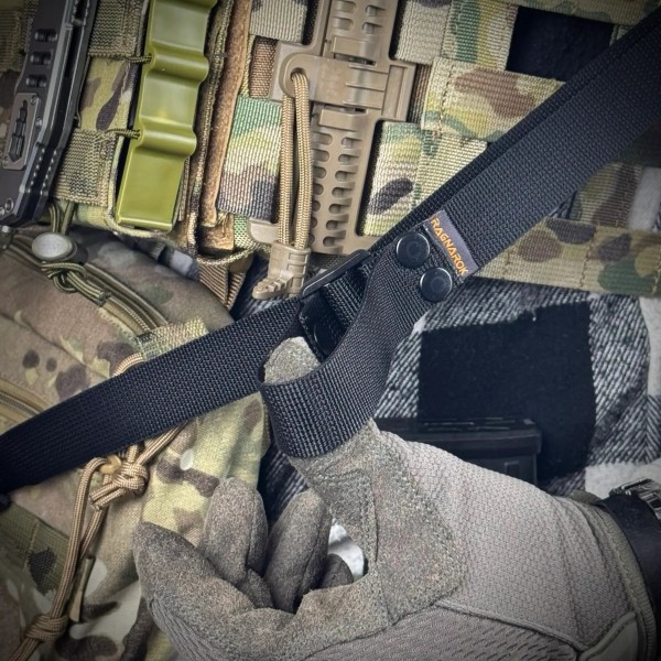 Ремінь триточковий збройовий RAGNAROK Hel Gen.II QD Чорний - 3586716