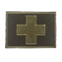 Шеврон Медичний хрест Олива (розмір 5х7 см)