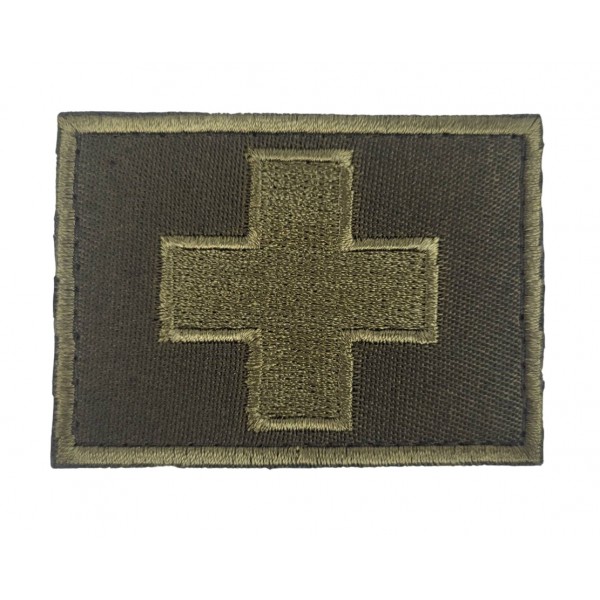 Шеврон Медичний хрест Олива (розмір 5х7 см) - 3586739