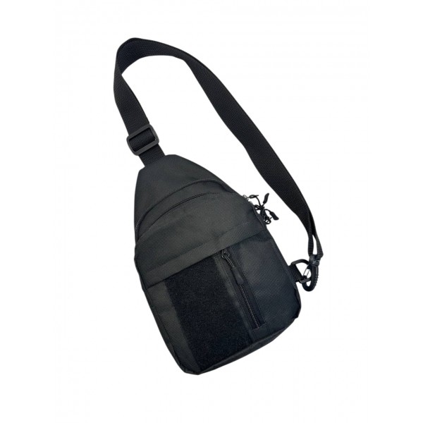 Сумка-месенджер через плече МК Черная - 3587673