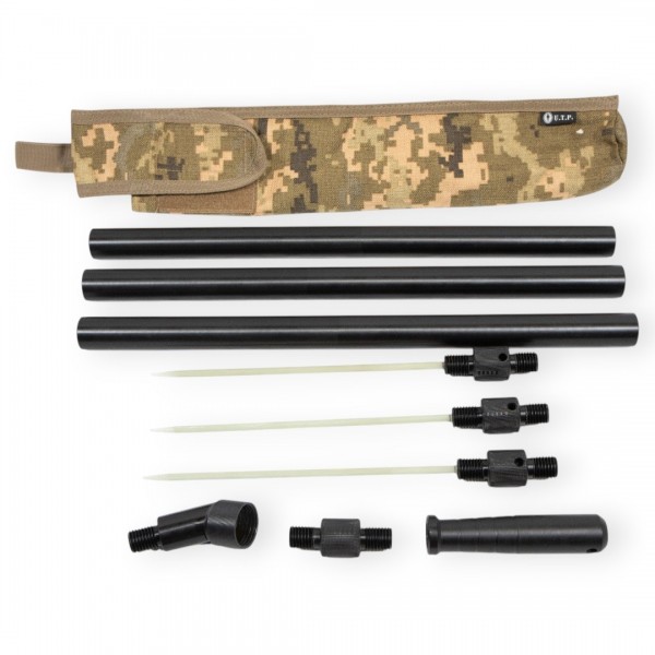 Щуп ростовый под 30 градусов (3 жала диэлектрик + переходник) + чехол - 3587741