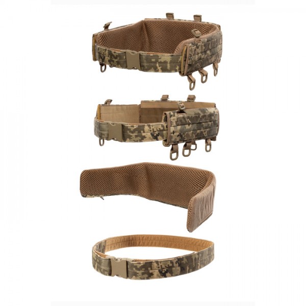 Пояс военный тактический с анатомической вставкой (разгрузка РПС) Пиксель Voyin Voli - 3588522