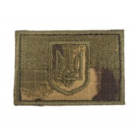 Шеврон Флаг с гербом Мультикам (размер 4х6 см)