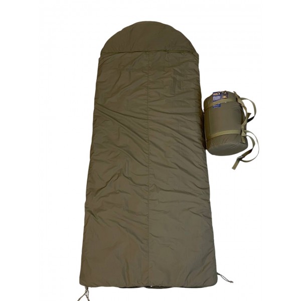 Спальний мішок демисезонний Tinsul-M з підкладкою Omni-Heat - 5 (220x90 см) uaBronik Olive - 3588582
