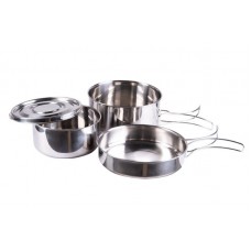 Набор столовый из нержавеющей стали на (4 предмета) Mil-Tec Германия