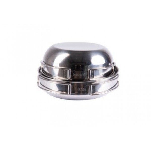 Набор столовый из нержавеющей стали на (4 предмета) Mil-Tec Германия - 3588629 Набор столовый из нержавеющей стали на (4 предмета) Mil-Tec Германия - 3588629