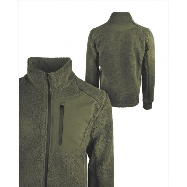 Кофта флисовая Bearforce Cold Protection Jacket Teddy-Fleece Oliv Mil-Tec Германия - 3588634 Кофта флисовая Bearforce Cold Protection Jacket Teddy-Fleece Oliv Mil-Tec Германия - 3588634