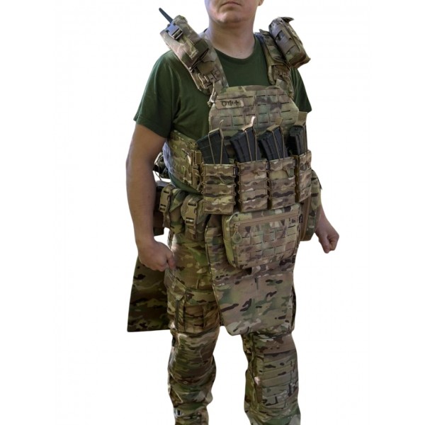 Плитоноска с быстрым сбросом FAST Milcore Cordura 1000D Мультикам - 3588679