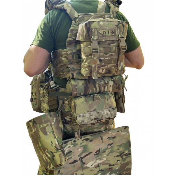 Плитоноска с быстрым сбросом FAST Milcore Cordura 1000D Мультикам - 3588679