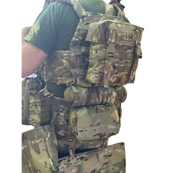 Плитоноска с быстрым сбросом FAST Milcore Cordura 1000D Мультикам - 3588679