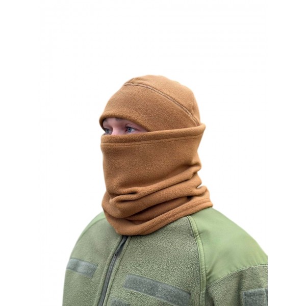 Баф флисовый с затяжкой МК Койот - 3588802 Баф флисовый с затяжкой МК Койот - 3588802