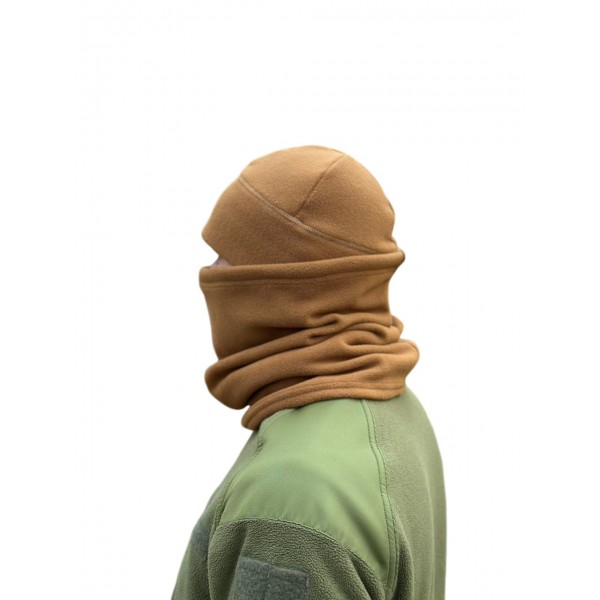 Баф флисовый с затяжкой МК Койот - 3588802 Баф флисовый с затяжкой МК Койот - 3588802