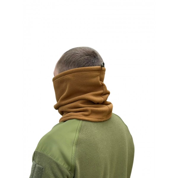 Баф флисовый с затяжкой МК Койот - 3588802 Баф флисовый с затяжкой МК Койот - 3588802