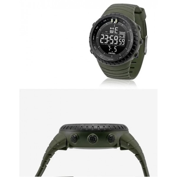 Годинник тактичний Smael 1237 Олива - 3588862 Годинник тактичний Smael 1237 Олива - 3588862