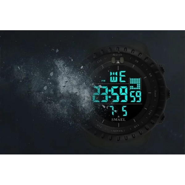 Часы тактические Smael 1237 Черный - 3588874 Часы тактические Smael 1237 Черный - 3588874