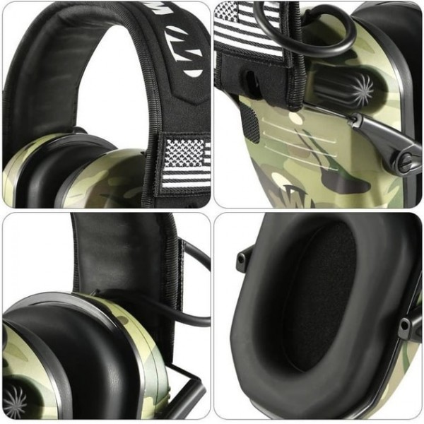 Навушники тактичні шумозаглушувальні активні Walker`s Мультикам з чохлом - 3589423 Навушники тактичні шумозаглушувальні активні Walker`s Мультикам з чохлом - 3589423