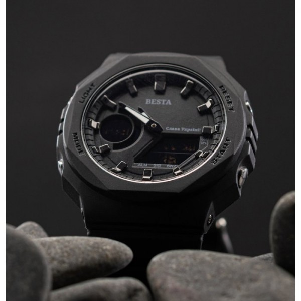 Годинник тактичний чоловічий вологостійкий Sanda Jocker 4416 Чорний - 3589457 Годинник тактичний чоловічий вологостійкий Sanda Jocker 4416 Чорний - 3589457