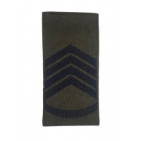 Погон на липучке Главный Сержант ВСУ Олива (размер 5х10 см)