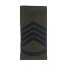 Погон на липучке Главный Сержант ВСУ Олива (размер 5х10 см)
