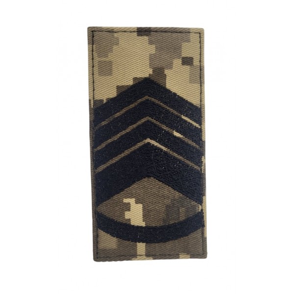 Погон на липучці Головний майстер сержант ЗСУ Піксель (розмір 5х10 см) - 3592037