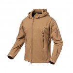 Куртка тактична ESDY Softshell з капюшоном Койот