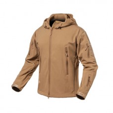 Куртка тактична ESDY Softshell з капюшоном Койот