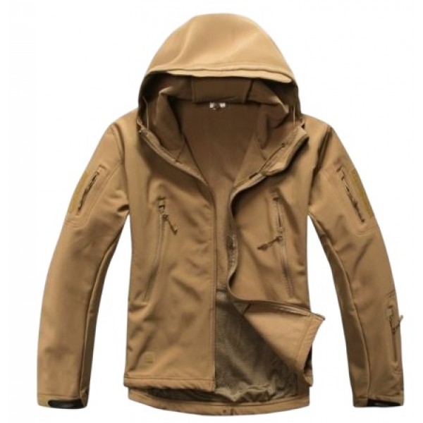 Куртка тактическая ESDY Softshell с капюшоном Койот - 3467131 Куртка тактическая ESDY Softshell с капюшоном Койот - 3467131