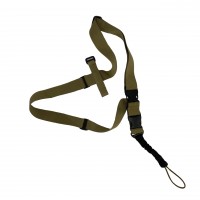 Ремень для АК трехточечный тихий полиамидный с быстрым сбросом ТТХ койот