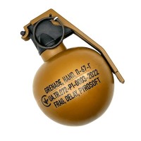 Граната страйкбольная Nato 67 наполнитель горох PYROSOFT