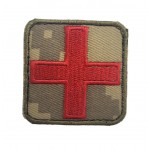 Шеврон Медичний хрест Піксель (розмір 5х5 см)