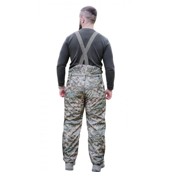 Штани зимові на підтяжках софт шелл MM-14 - 3592315