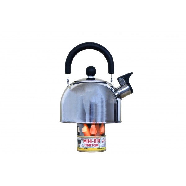 Пальник-розпалювач спиртовий Міні-піч з таганком (150 мл, 96% спирту, для приміщень та відкритого повітря) - 3592391 Пальник-розпалювач спиртовий Міні-піч з таганком (150 мл, 96% спирту, для приміщень та відкритого повітря) - 3592391