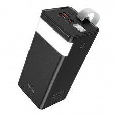 Повербанк Hoco J86A (50000 mAh, 22.5 W 5A) с быстрой зарядкой и фонарем Black