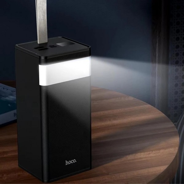 Повербанк Hoco J86A (50000 mAh, 22.5 W 5A) с быстрой зарядкой и фонарем Black - 3592512 Повербанк Hoco J86A (50000 mAh, 22.5 W 5A) с быстрой зарядкой и фонарем Black - 3592512