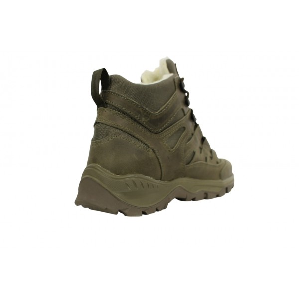 Черевики тактичні зимові на штучному хутрі ML CL 052 Олива - 3593057