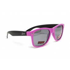 Окуляри захисні відкриті Swag Hipster-B Pink (Flash mirror), дзеркальні cірі