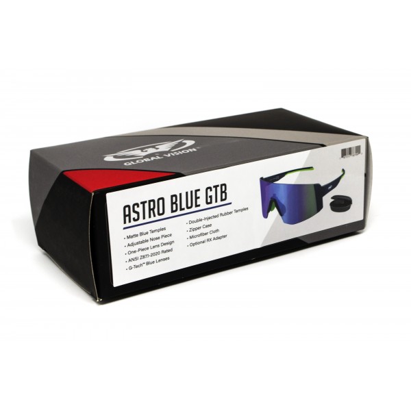 Окуляри захисні Global Vision Astro+RX Blue (G-Tech™ blue), дзеркальні сині в синій оправі з діоптричною вставкою в комплекті - 3587224 Окуляри захисні Global Vision Astro+RX Blue (G-Tech™ blue), дзеркальні сині в синій оправі з діоптричною вставкою в комплекті - 3587224