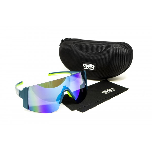 Окуляри захисні Global Vision Astro+RX Blue (G-Tech™ blue), дзеркальні сині в синій оправі з діоптричною вставкою в комплекті - 3587224 Окуляри захисні Global Vision Astro+RX Blue (G-Tech™ blue), дзеркальні сині в синій оправі з діоптричною вставкою в комплекті - 3587224