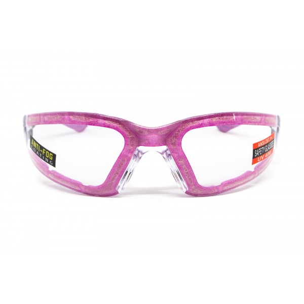 Очки защитные с уплотнителем Global Vision Ruthless Purple (clear) Anti-Fog, прозрачные в фиолетовой оправе - 3586624 Очки защитные с уплотнителем Global Vision Ruthless Purple (clear) Anti-Fog, прозрачные в фиолетовой оправе - 3586624