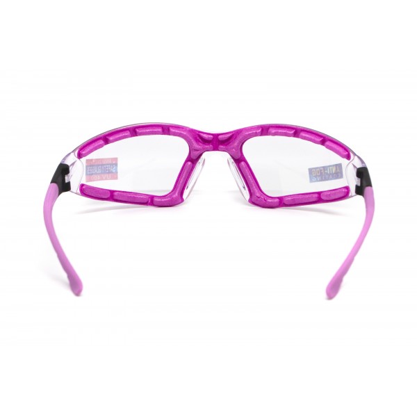 Очки защитные с уплотнителем Global Vision Ruthless Purple (clear) Anti-Fog, прозрачные в фиолетовой оправе - 3586624 Очки защитные с уплотнителем Global Vision Ruthless Purple (clear) Anti-Fog, прозрачные в фиолетовой оправе - 3586624