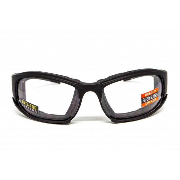 Окуляри захисні з ущільнювачем Global Vision Assault (clear) Anti-Fog, прозорі - 3586625 Окуляри захисні з ущільнювачем Global Vision Assault (clear) Anti-Fog, прозорі - 3586625