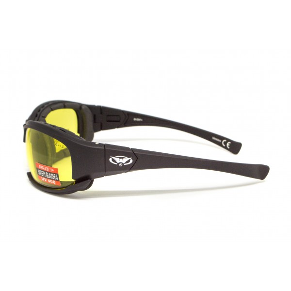 Окуляри захисні з ущільнювачем Global Vision Assault (yellow) Anti-Fog, жовті - 3586626 Окуляри захисні з ущільнювачем Global Vision Assault (yellow) Anti-Fog, жовті - 3586626