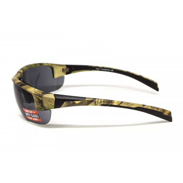 Окуляри захисні Global Vision Hercules-7 Forest Camo (gray), сірі в камуфльованій оправі - 3587216